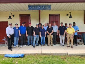 District 8 Brothers attending a Railroad degree